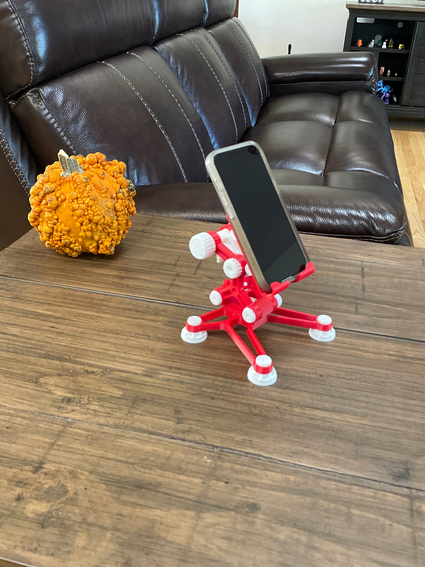 Red and White - Phone and Tablet Stand