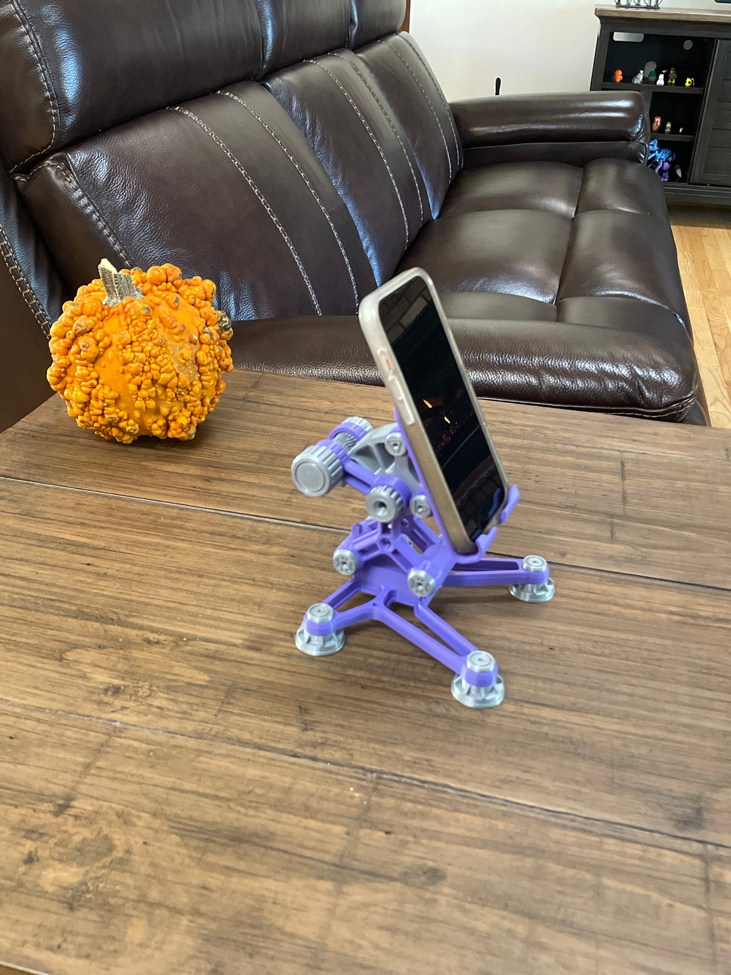 Silver and Purple - Phone and Tablet Stand