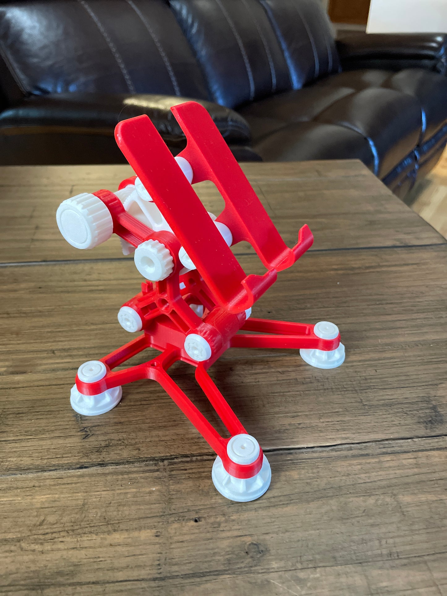 Red and White - Phone and Tablet Stand