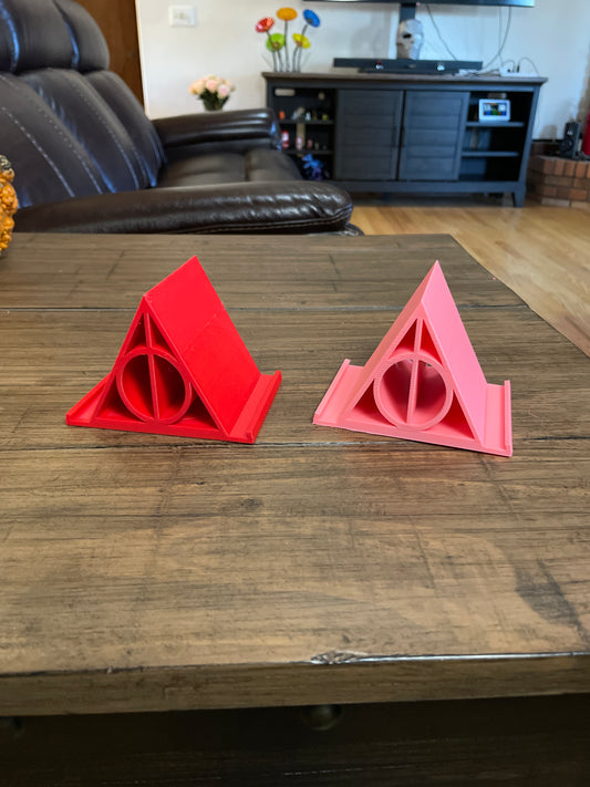 Red Deathly Hallows Phone Stand