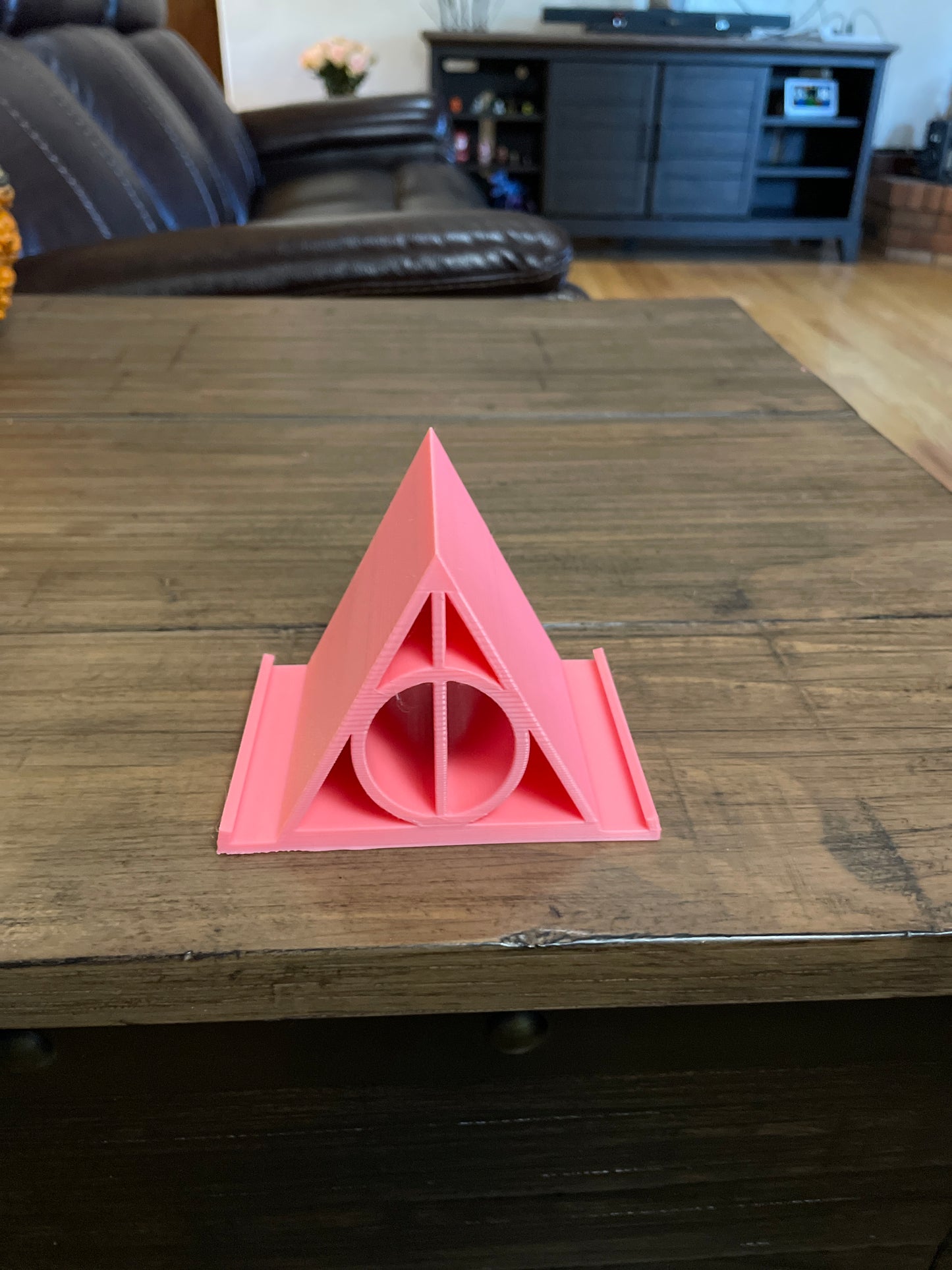 Red Deathly Hallows Phone Stand