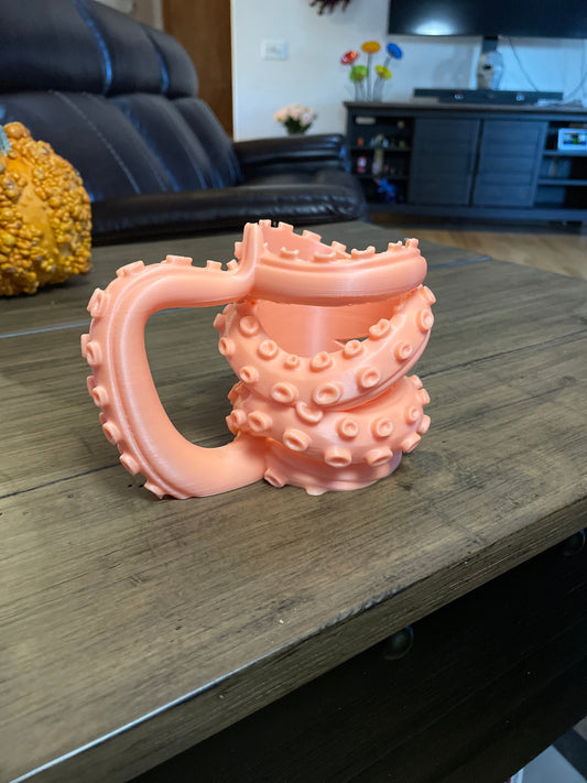 Tentacle Can Holder - Orange Glow In The Dark