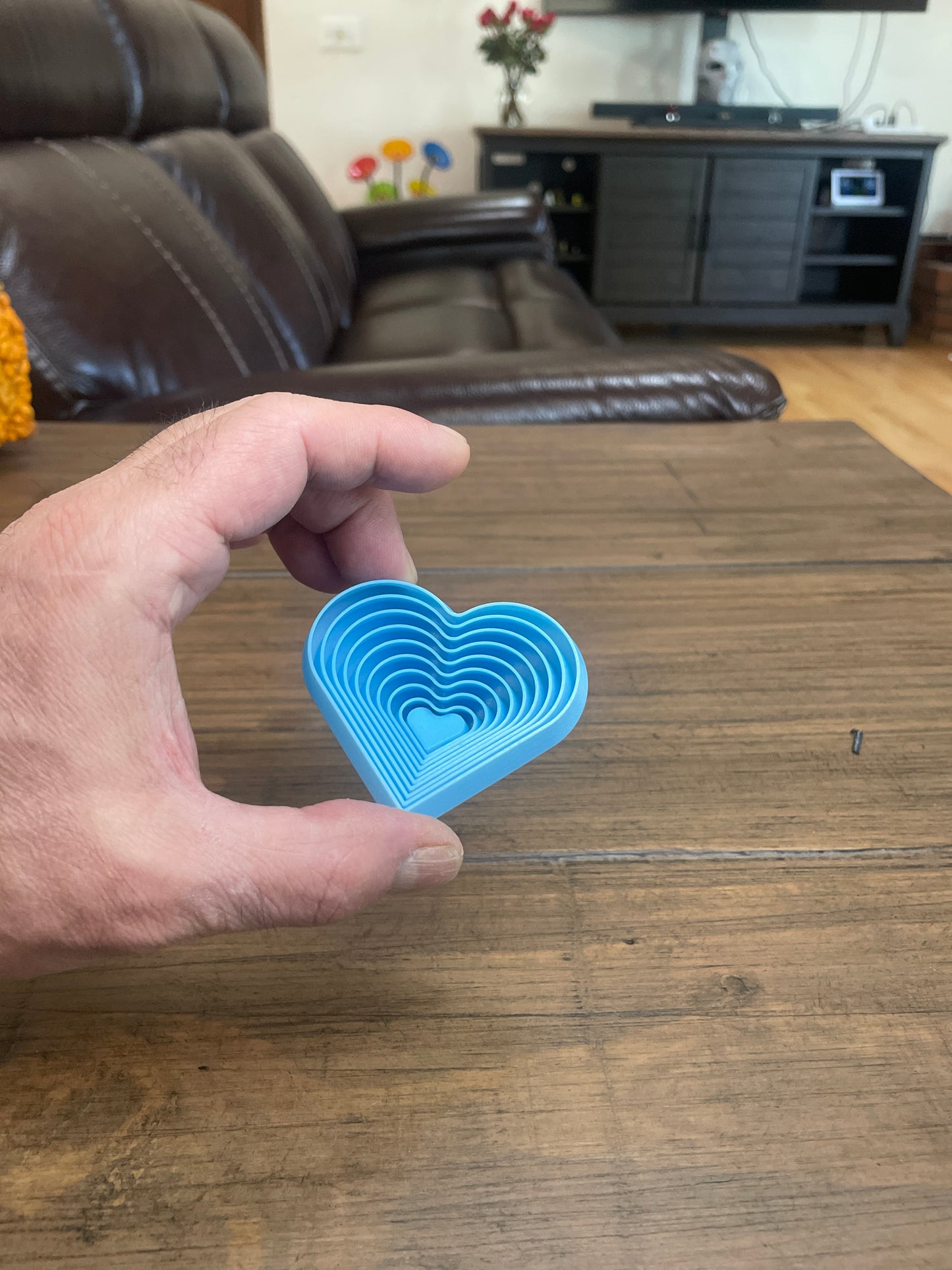 Blue Heart and Star Fidgets - Glow in the Dark Pack of 7