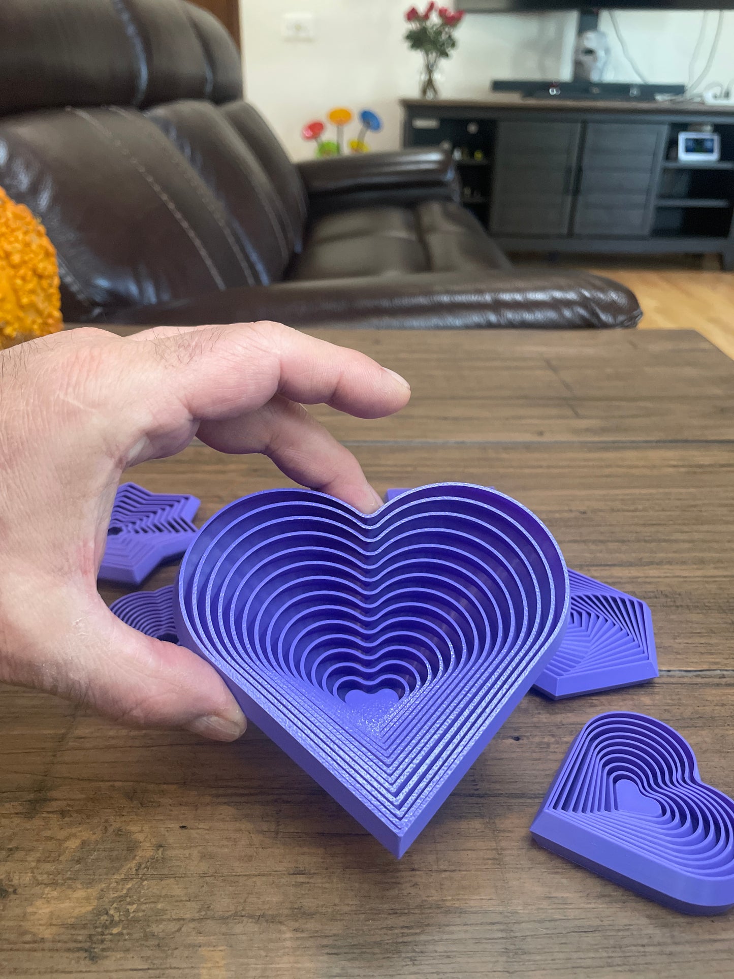 Purple Heart and Star Fidgets - Pack of 7